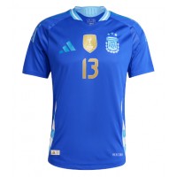 Dres Argentina Cristian Romero #13 Gostujuci Copa America 2024 Kratak Rukav